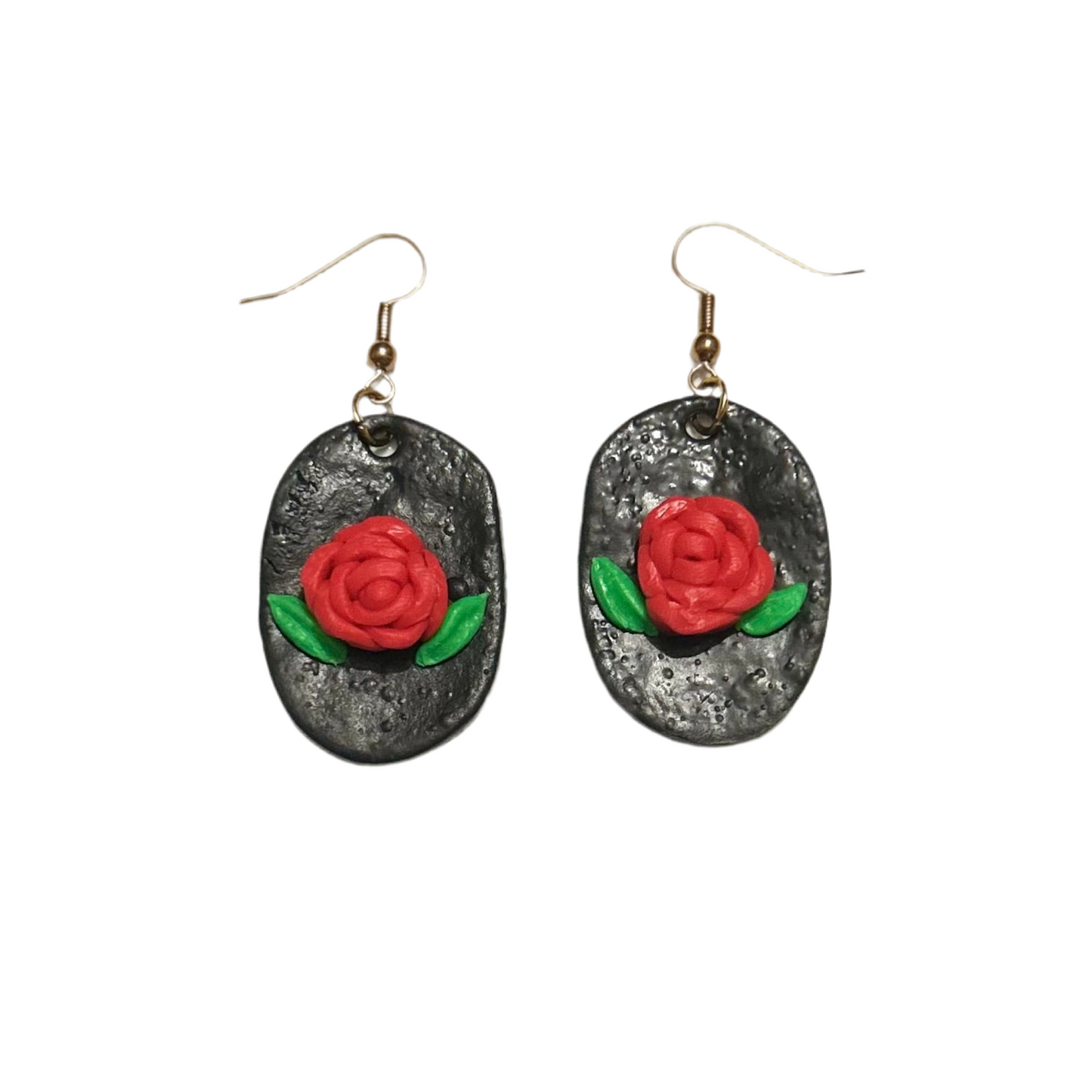 Red Roses Earrings