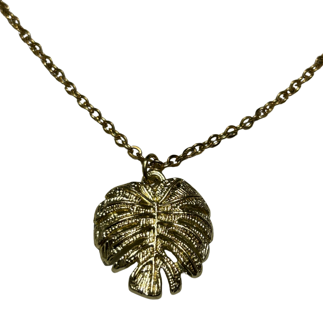 Hoja Mosntera Necklace