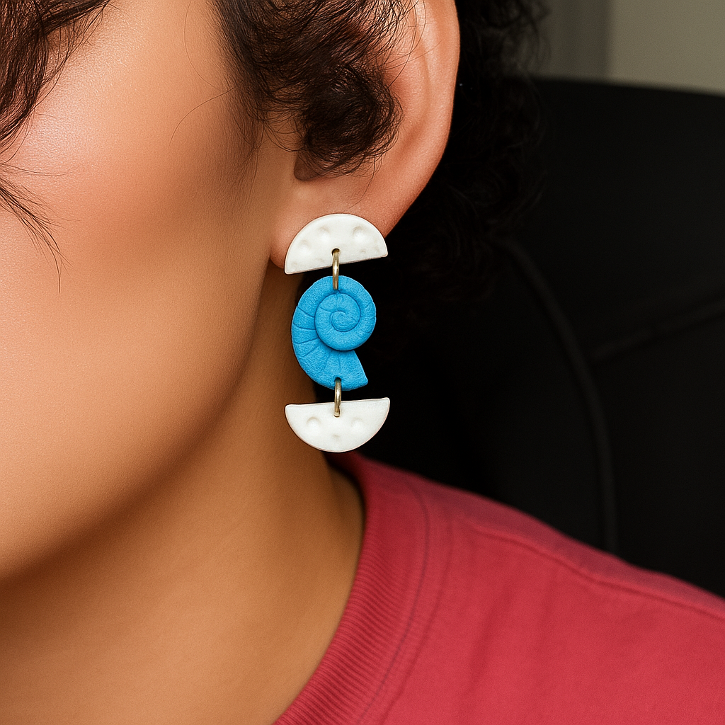 Half Moon Shell Earrings