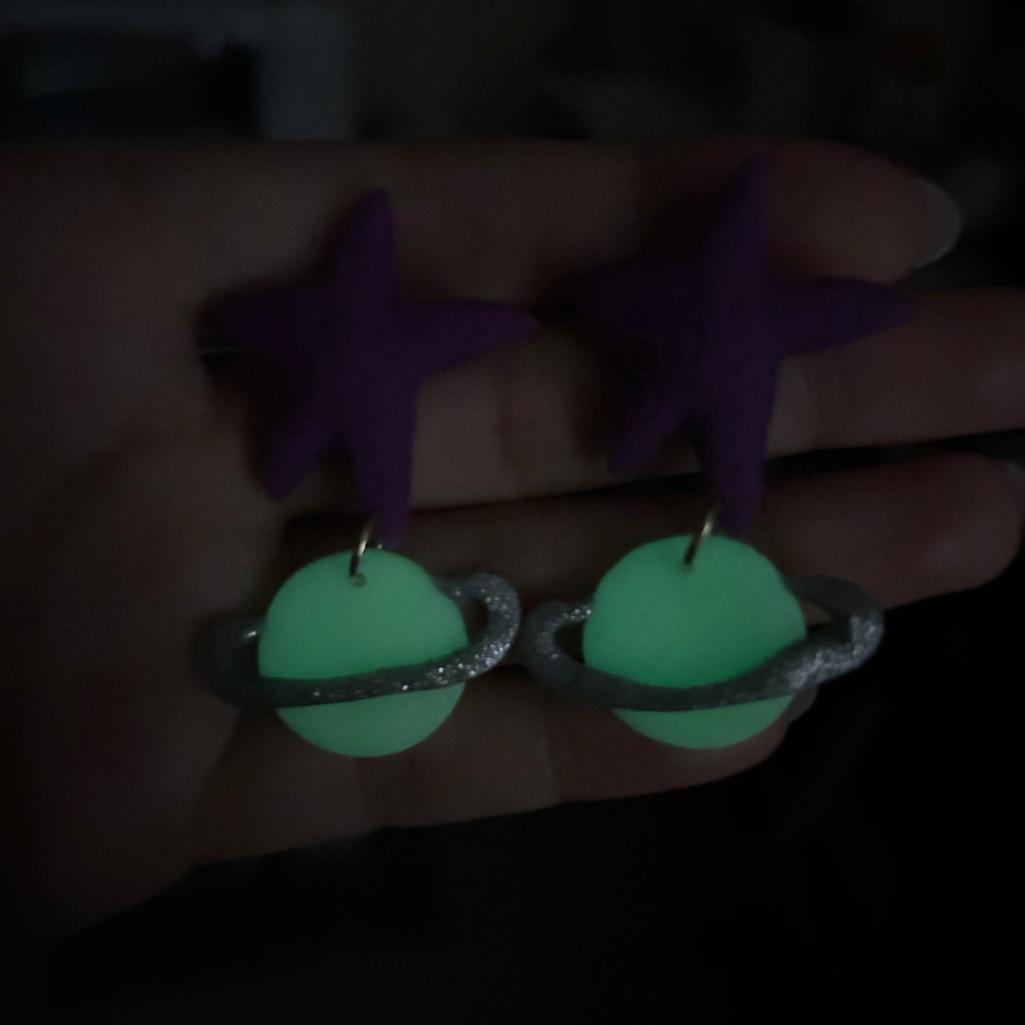 Saturn Starfish Earrings
