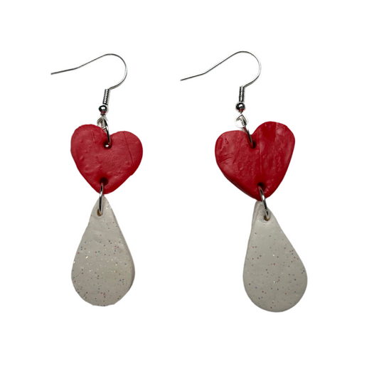Rainy Heart Earrings