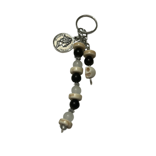 Cosmic Pirate Coin Keychain