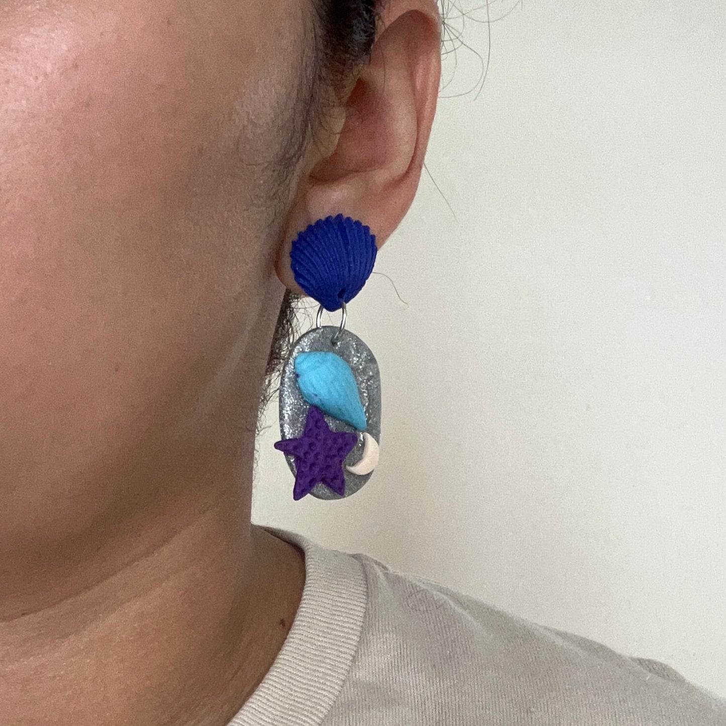 Galactic Mermaid Earrings