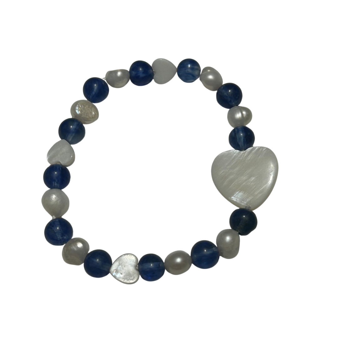Blue Pearl Bracelet