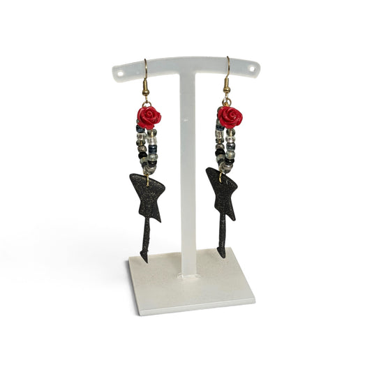 Jade Rosestar Earrings